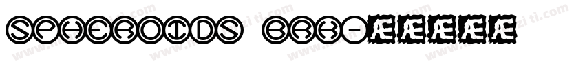 Spheroids BRK字体转换